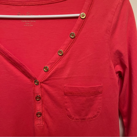 Lilly Pulitzer Coral Palmetto Dress Size S - Picture 4 of 6